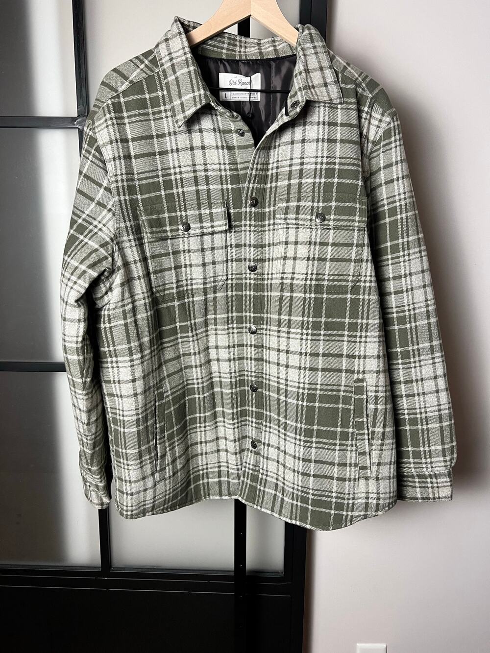 NWT Old Ranch Kingston Plaid Shirt Jacket Size Large
